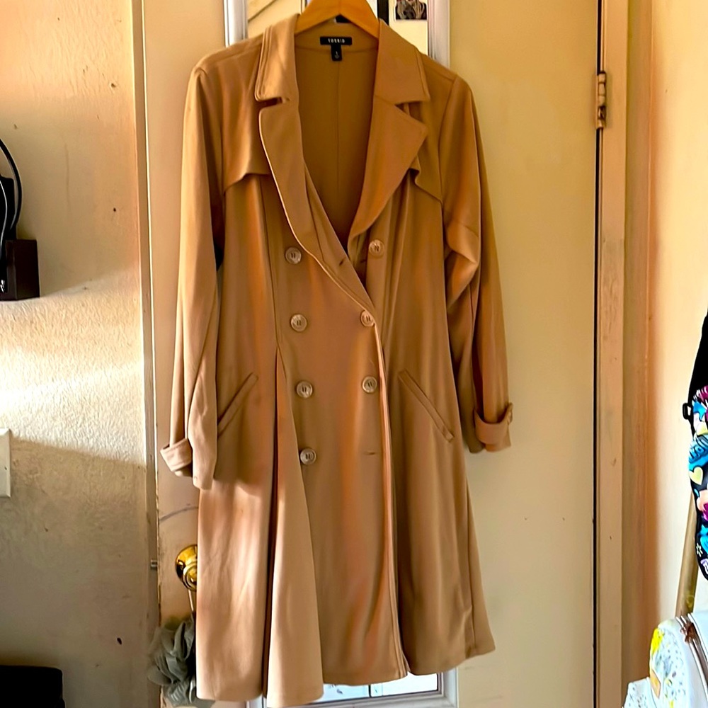 Beige winter coat
